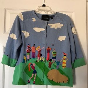 Michael Simon Embellished women’s Golf Sweater